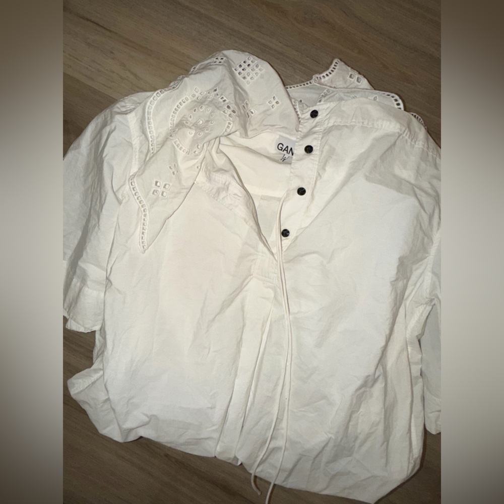 Ganni Oversized Midi Dress - Picture 8 of 9